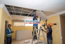 Sửa Trần Thạch Cao Bị Võng, Xệ Do Thấm Nước Tại Hà Nội