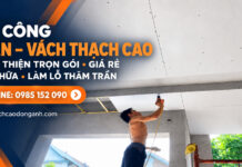 Vá Lỗ Đèn Trần Thạch Cao Tại Hà Nội, Hoàn Thiện Trong Ngày